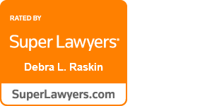 Super Lawyers Debra Raskin badge