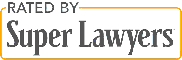 Rated by Super Lawyers badge
